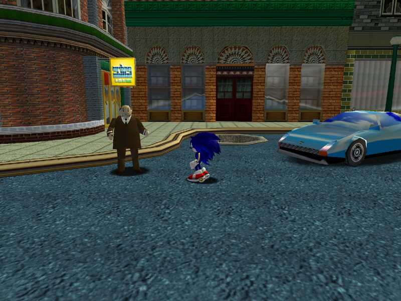 captura de tela de sonic adventure